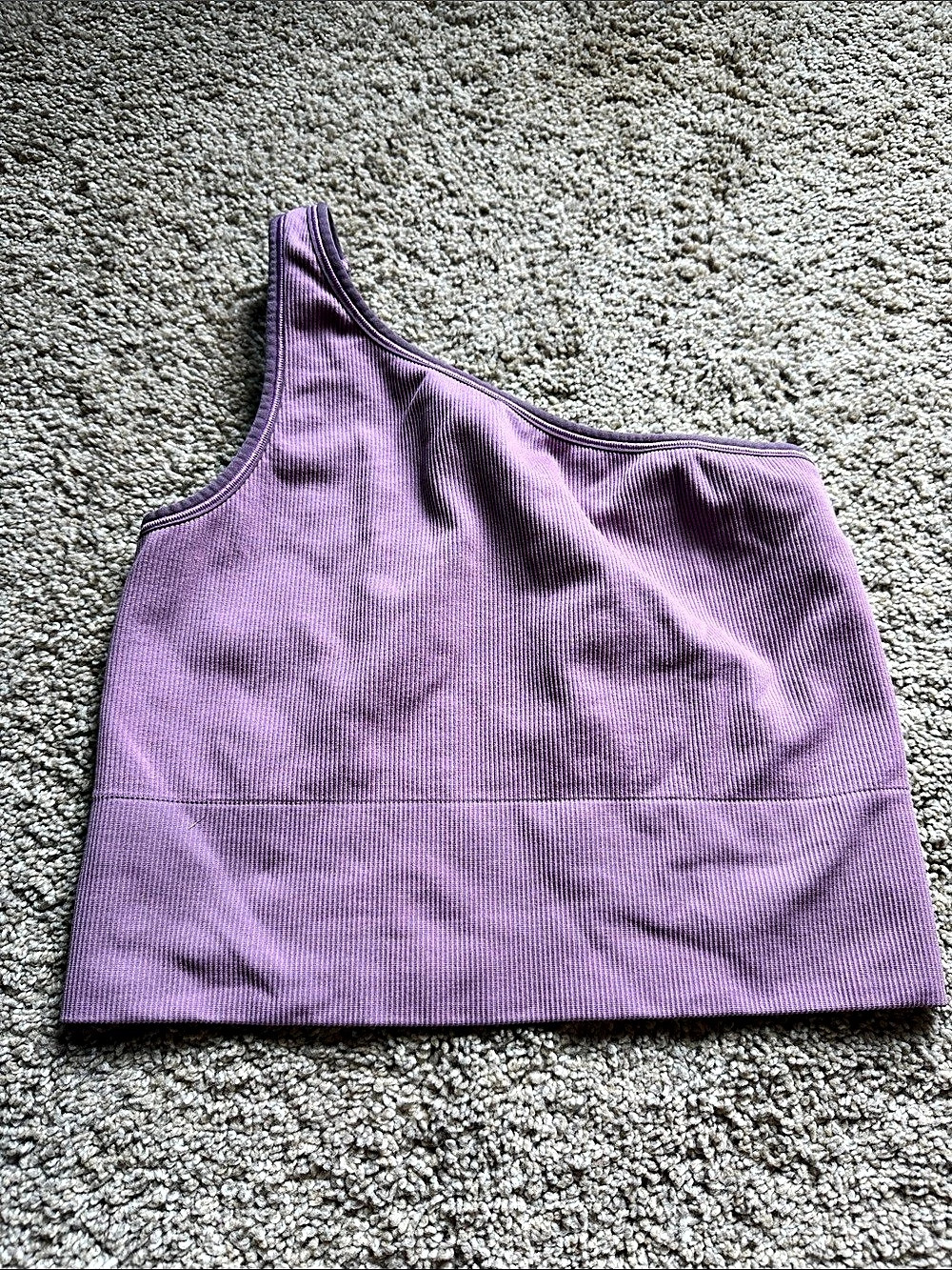 Athleta Aurora Seamless One Shoulder Tank Purple small